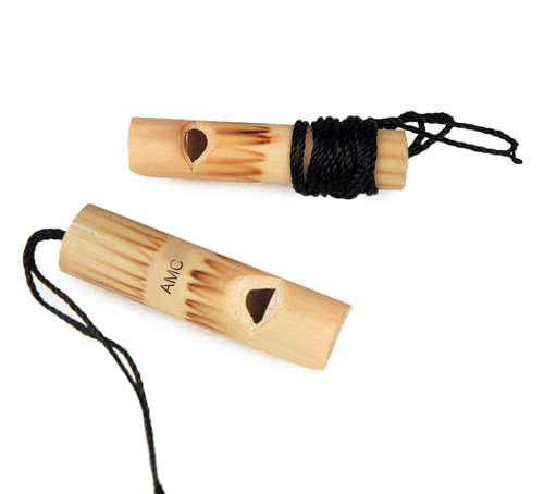 unknown Personalized Handmade Mini Bamboo Whistle