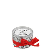 Mini Round Damask Candy Box Favor (New Arrival)