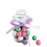 Mini Glass Apothecary Candy Jar Favor