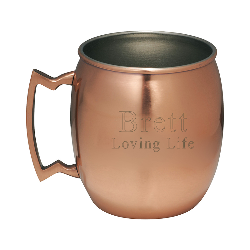 unknown Moscow Mule Cocktail Stainless Steel Mug