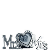 Mr. and Mrs. Jewel Heart Picture Frame (New Arrival)