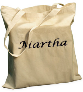 unknown Personalized Canvas Tote Bag