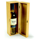 Natural Wood Single Bottle Wine Chest Box