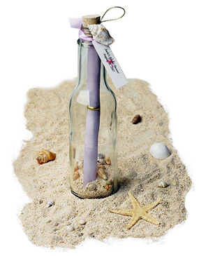 Beach Party Invitations on Beach Party Invitation In A Bottle