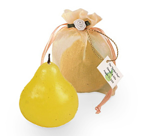 Perfect Pear Candle in Organza Bag