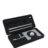 Executive Office Putter Golf Set with Personalized Black Leather Box