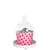 Personalized Glass Dome Wedding Bell Cupcake (New Arrival)