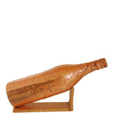The Perfect Fit Personalized Wood Champagne Bottle Puzzle