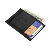 Personalized Slim Leather Credit Card Holder