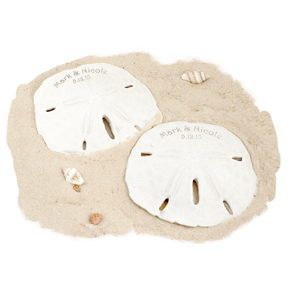 unknown Personalized Sand Dollar Favor
