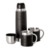 Personalized Steel Flask and Cup Set