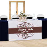 Royal Flourish Personalized Table Runner