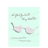 Save the Date Plantable Seeded Love Birds Cards (Set of 12)