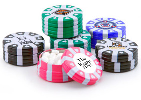 unknown Poker Chip Mint Candy Favor