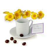 Porcelain Espresso Cup and Saucer