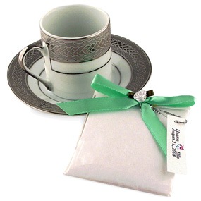 Wedding Favor Cups on One Tea Cup Wedding Favor Tea Cup Saucer Wedding Favor
