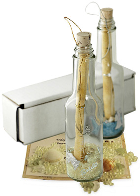 unknown Invitation In A Bottle with Aromatic Potpourri Beads