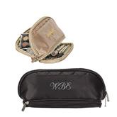Quilted Satin Cosmetic Case