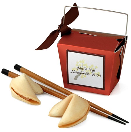 unknown Lucky Red Takeout Box & Japanese Chopsticks