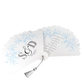 Personalized Rhinestones Monogram Wedding Fan w/ Optional Program