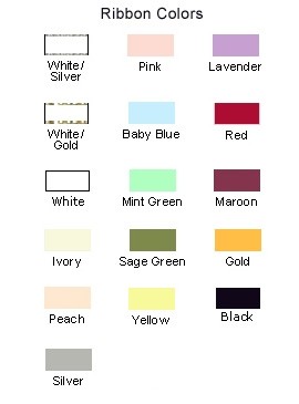 ribbon colors