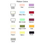 ribbon colors