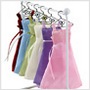 Mini Satin Bridal Dress Favor Bag