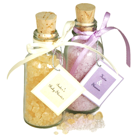 unknown Scented Bath Salts Bottle Favor