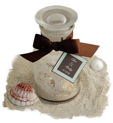 Victorian Sand and Seashells Apothecary Jar*