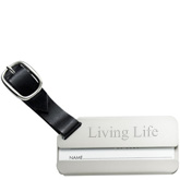 Silver Travel Luggage Tag
