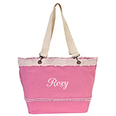 Personalized Pink Denim Tote