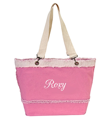 unknown Personalized Pink Denim Tote