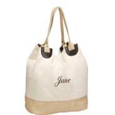 Canvas Straw Eco Friendly Tote Bag