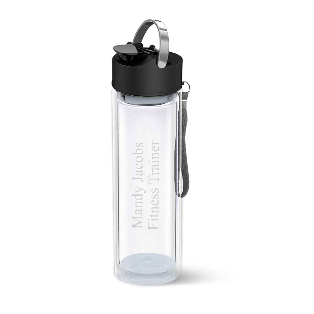 unknown Sport Glass Fitness Water Bottle