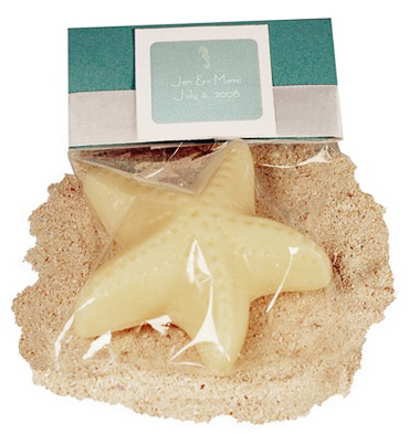 unknown Beach Starfish Soap Favor