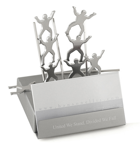 unknown Teamwork Magnetic Business Card Holder