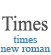 Times New Roman