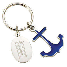 unknown Sailboat Anchor Keychain