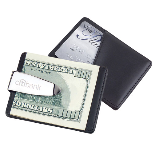Silver Credit Card Holder & Money Clip*
