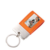 Mini Photo Leather Keychain