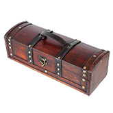 Treasure Chest Wood Wine Box