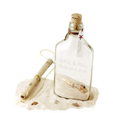 Tropical Beach Wedding Invitation In A Bottle (New Arrival)