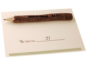 unknown Personalized Twig Pencil With Place Card