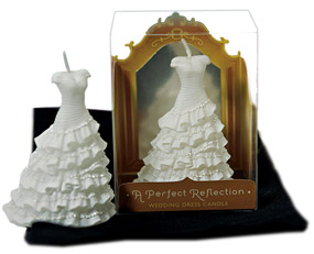 A Perfect Reflection Wedding Dress Candle*