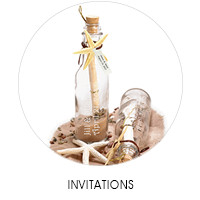 Personalized Wedding Invitations & Message in a Bottles