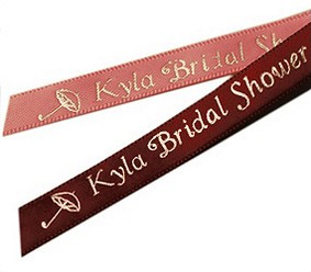 unknown Bridal Shower Personalized Ribbons (50 precut pcs.)