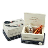 White Nautical Beach Treasure Favor Box - Available Feb. 13th