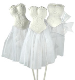 White Almonds Bridal Bodice