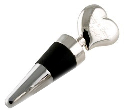 unknown Personalized Heart Wine Bottle Stopper