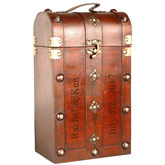 Wood+Chest+Double+Wine+Box+%28New+Arrival%29